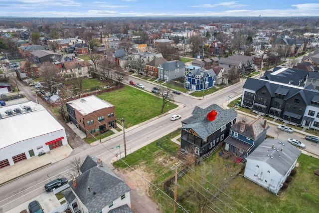 aerial view featuring a residential view