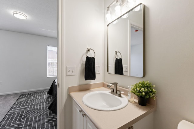 6516 Nottinghill Trail Dr, Canal Winchester, OH 43110 - bathroom with baseboards and vanity