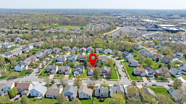 9222 Windy Creek Dr, Columbus, OH 43240 - drone / aerial view with a residential view