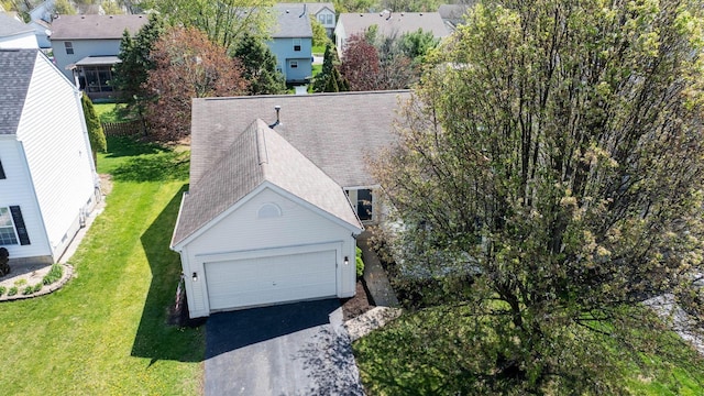 9222 Windy Creek Dr, Columbus, OH 43240 - bird's eye view with a residential view