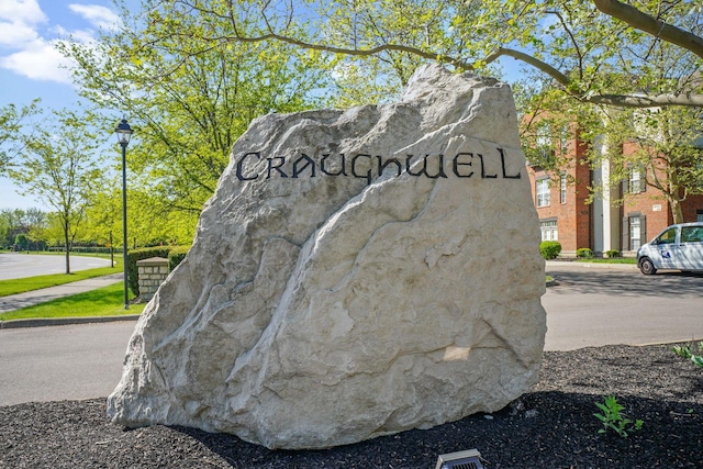 view of community / neighborhood sign