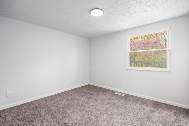 5930 Parkglen Rd, Galloway, OH 43119 - carpeted spare room featuring baseboards, a textured ceiling, and visible vents