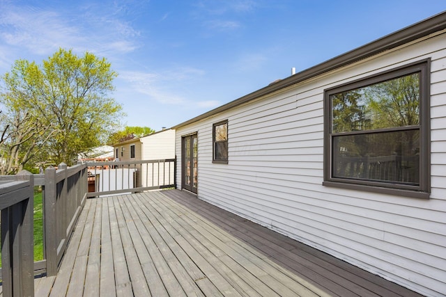 5930 Parkglen Rd, Galloway, OH 43119 - deck featuring french doors