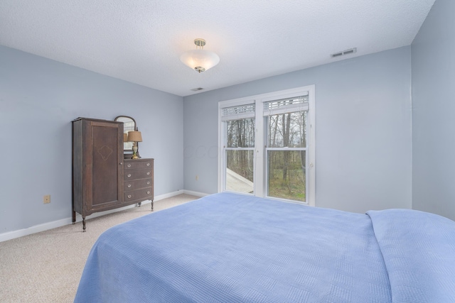 6181 Perry Rd, Centerburg, OH 43011 - bedroom featuring light carpet, baseboards, and visible vents