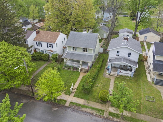 birds eye view of property featuring a residential view