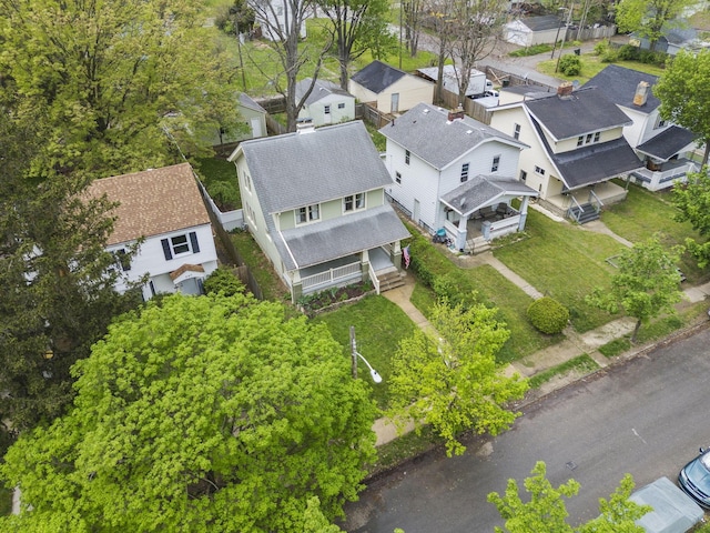 birds eye view of property featuring a residential view