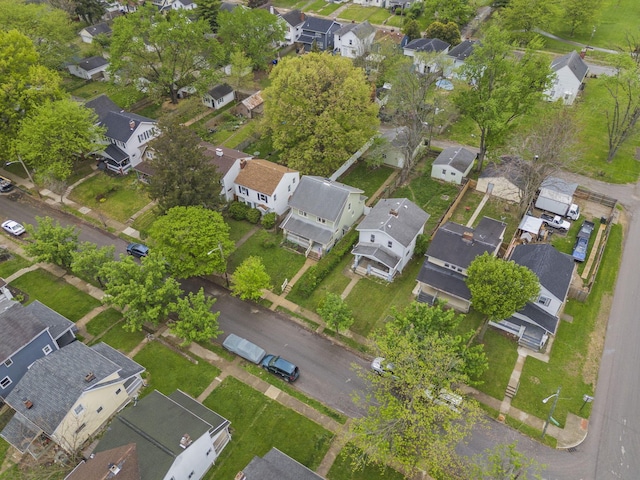 drone / aerial view featuring a residential view