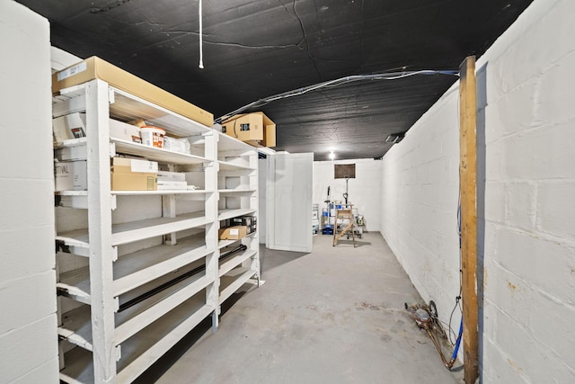 view of storage room