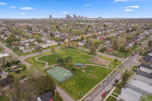 1284-1286 S Champion Ave, Columbus, OH 43206 - birds eye view of property with a city view and a residential view