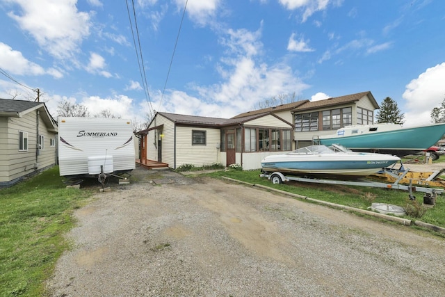 view of back of property