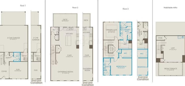 385 Hockberry Ave Lot 1603, Westerville, OH 43082 - view of floor plan / room layout