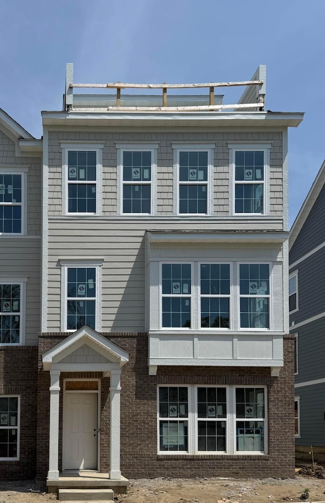 385 Hockberry Ave Lot 1603, Westerville, OH 43082 - view of front of house with brick siding