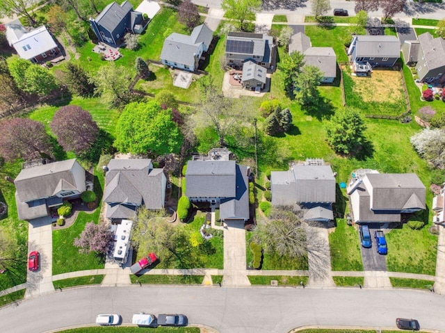 81 Highmeadows Cir, Powell, OH 43065 - bird's eye view with a residential view