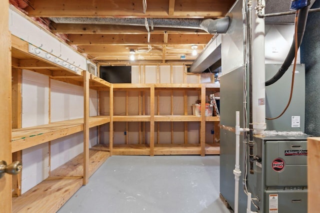 81 Highmeadows Cir, Powell, OH 43065 - storage area featuring heating unit