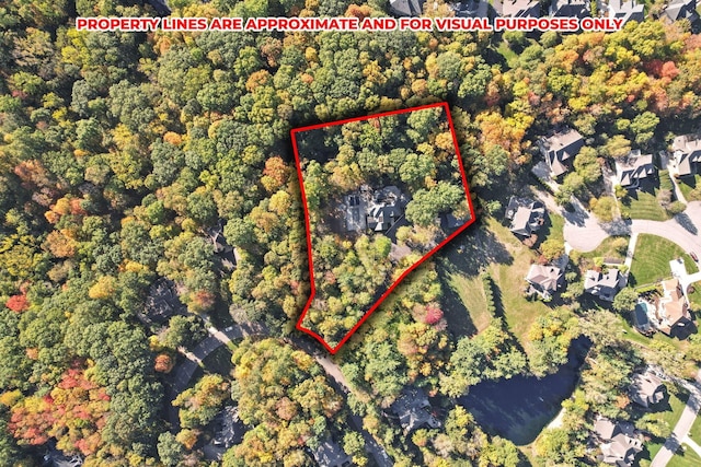 660 Woods Hollow Ln, Powell, OH 43065 - bird's eye view