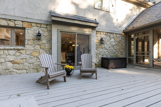660 Woods Hollow Ln, Powell, OH 43065 - view of wooden terrace