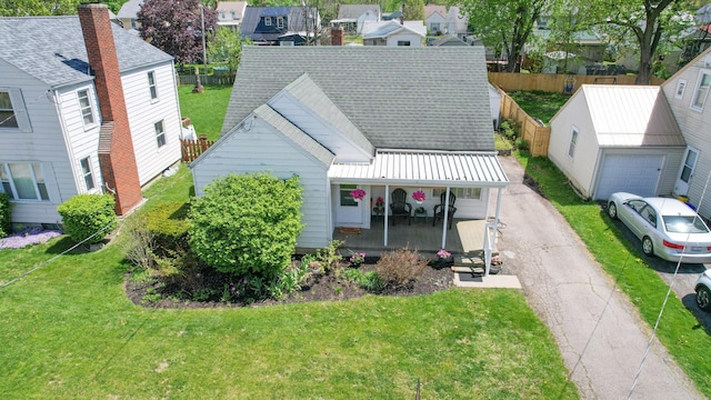 264 Merchant Ave, Marion, OH 43302 - aerial view featuring a residential view