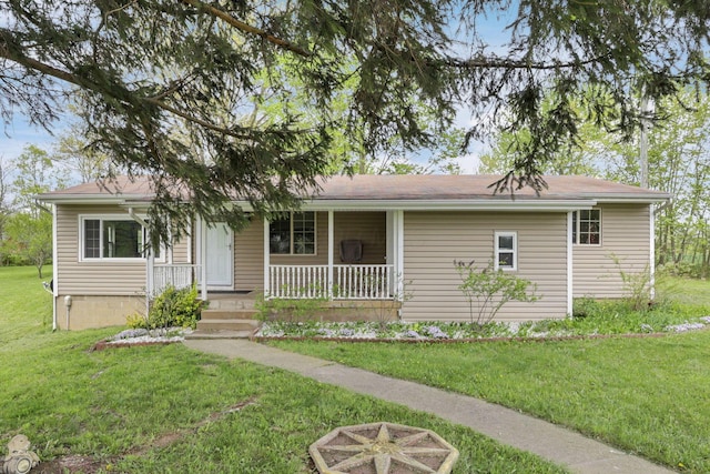 19361 White Stone Rd, Marysville, OH 43040 - single story home with covered porch and a front yard