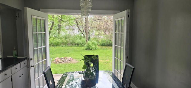 entryway with plenty of natural light