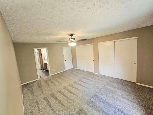 6682 Lagrange Dr Unit 48B, Canal Winchester, OH 43110 - unfurnished bedroom with baseboards, carpet flooring, ensuite bathroom, and two closets