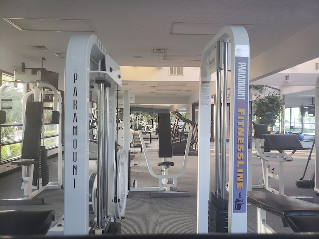 6682 Lagrange Dr Unit 48B, Canal Winchester, OH 43110 - exercise room with visible vents