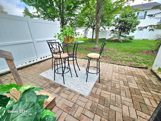 6682 Lagrange Dr Unit 48B, Canal Winchester, OH 43110 - view of patio featuring fence
