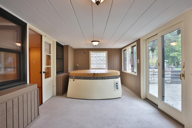 2589 Brookwood Rd, Columbus, OH 43209 - bar featuring radiator heating unit and light colored carpet