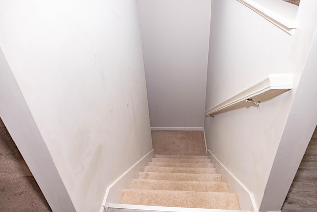 105 Autumn Ter SW, Etna, OH 43062 - staircase with baseboards and carpet flooring