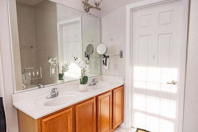 105 Autumn Ter SW, Etna, OH 43062 - bathroom featuring double vanity and a sink