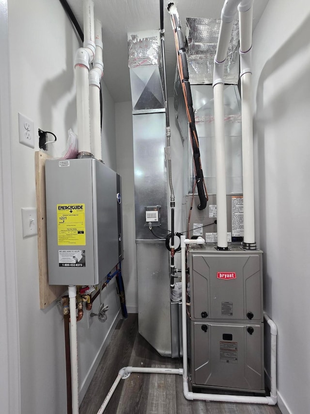 view of utility room