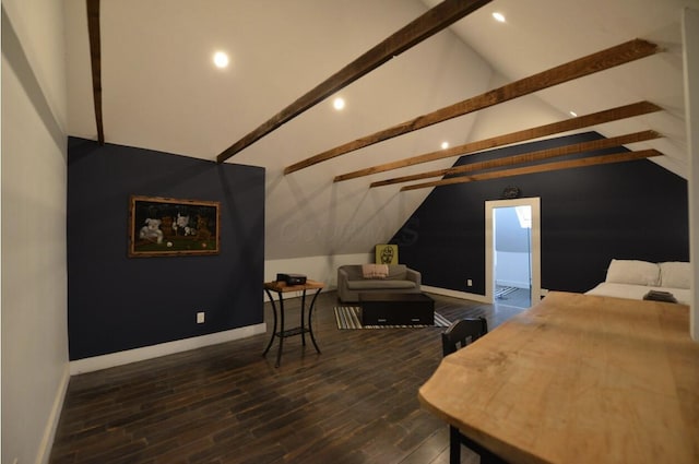1033 Franklin Ave, Columbus, OH 43205 - bedroom featuring baseboards, wood finished floors, and recessed lighting