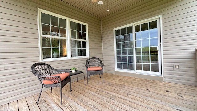 view of deck