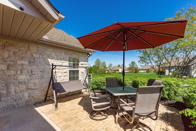 view of patio / terrace with outdoor dining space