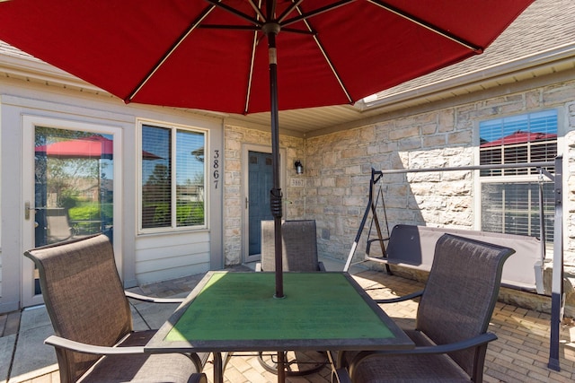 view of patio / terrace with outdoor dining space