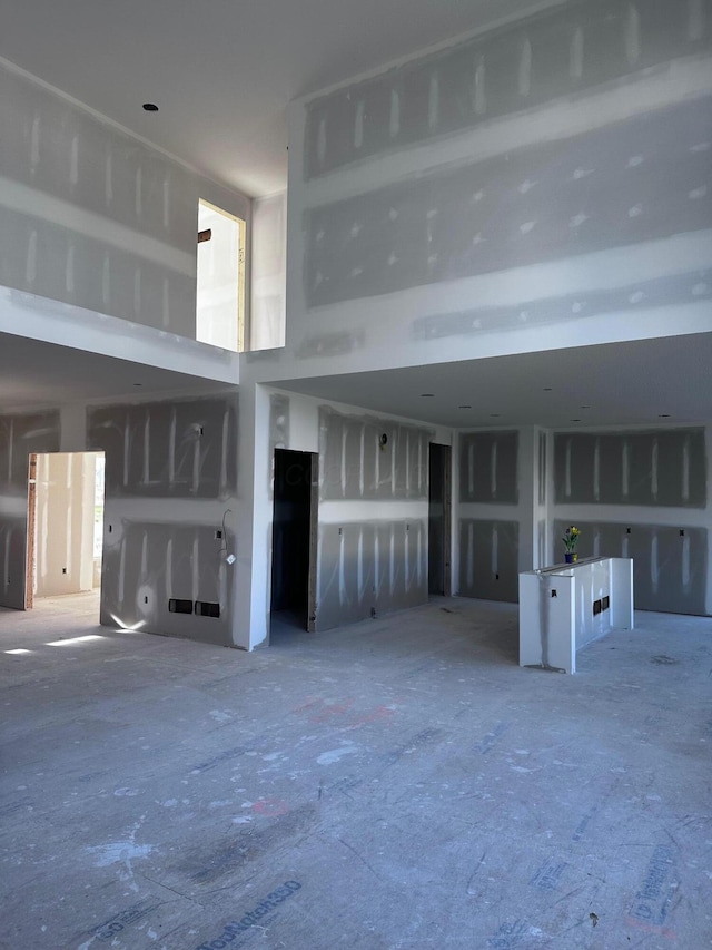 view of unfurnished living room