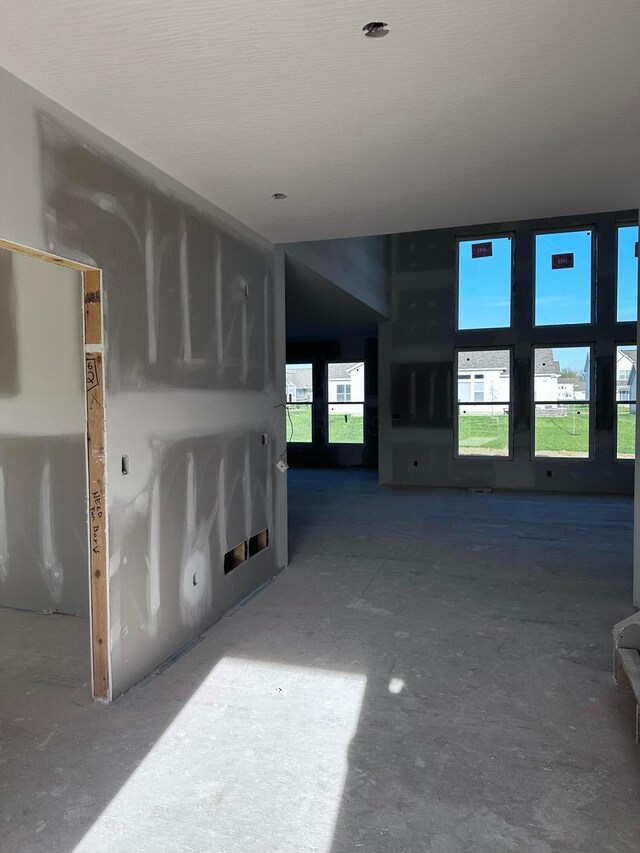 view of unfurnished living room