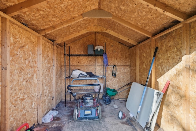view of storage