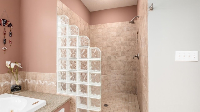 87 Dartmouth Rd SE, Hebron, OH 43025 - full bathroom with walk in shower and a whirlpool tub