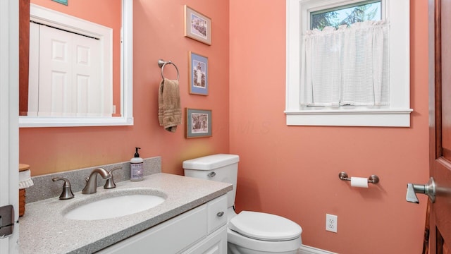 87 Dartmouth Rd SE, Hebron, OH 43025 - bathroom featuring vanity and toilet