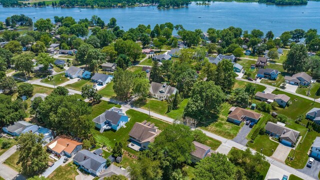 87 Dartmouth Rd SE, Hebron, OH 43025 - aerial view featuring a water view and a residential view