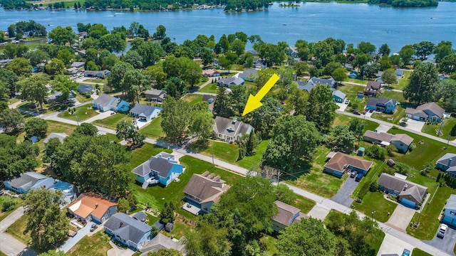 87 Dartmouth Rd SE, Hebron, OH 43025 - bird's eye view with a residential view and a water view