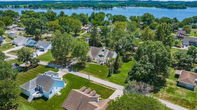 87 Dartmouth Rd SE, Hebron, OH 43025 - drone / aerial view featuring a residential view and a water view