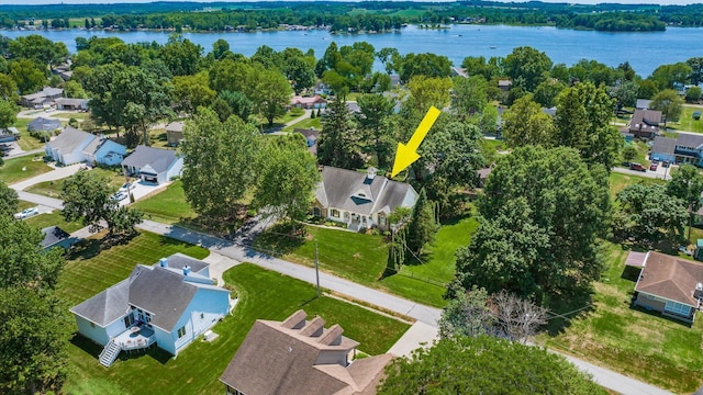 87 Dartmouth Rd SE, Hebron, OH 43025 - drone / aerial view with a residential view and a water view