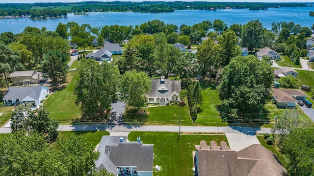 87 Dartmouth Rd SE, Hebron, OH 43025 - aerial view with a water view and a residential view