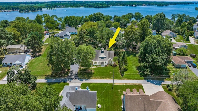 87 Dartmouth Rd SE, Hebron, OH 43025 - drone / aerial view with a residential view and a water view