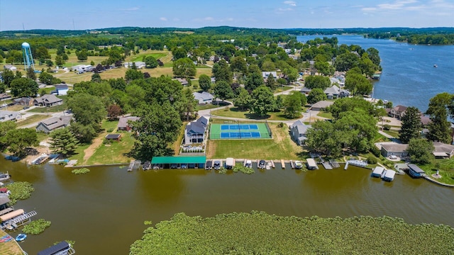 87 Dartmouth Rd SE, Hebron, OH 43025 - drone / aerial view featuring a water view