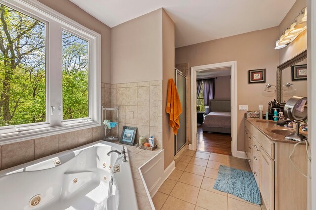 4611 Meghans Run, Batavia, OH 45103 - full bath featuring tile patterned floors, plenty of natural light, and a shower stall