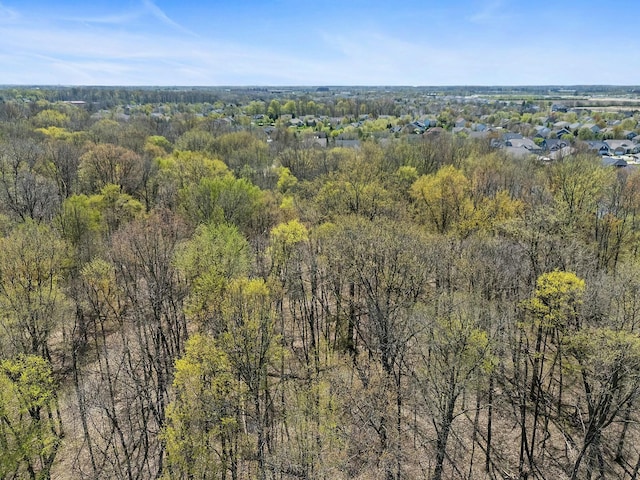 6767 Burnside Ln, Dublin, OH 43016 - aerial view with a forest view