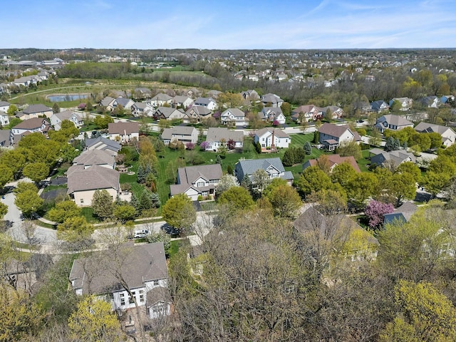 6767 Burnside Ln, Dublin, OH 43016 - birds eye view of property featuring a residential view