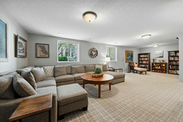 6767 Burnside Ln, Dublin, OH 43016 - living area featuring a textured ceiling